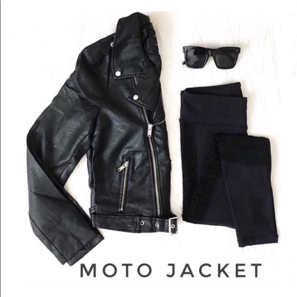 Kala Vella Jackets & Blazers - Vegan Leather Moto Jacket!